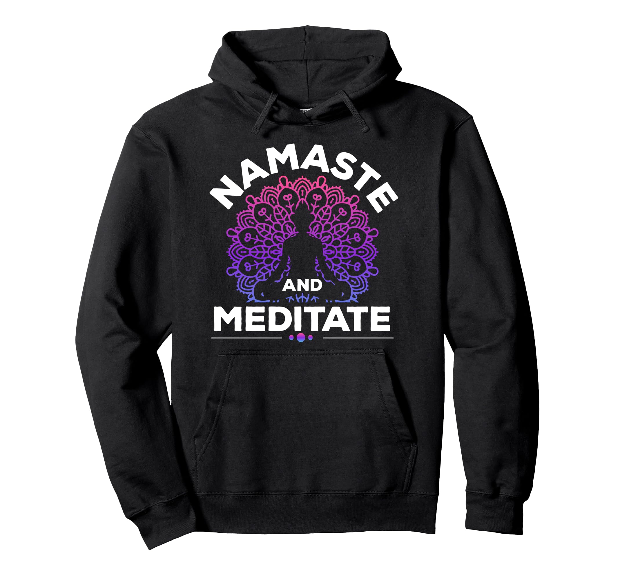 Meditation Yoga Spiritual Peace Namaste Hoodie - Minimalist Print Unisex - T-Shirt, Sweatshirt, Hoodie