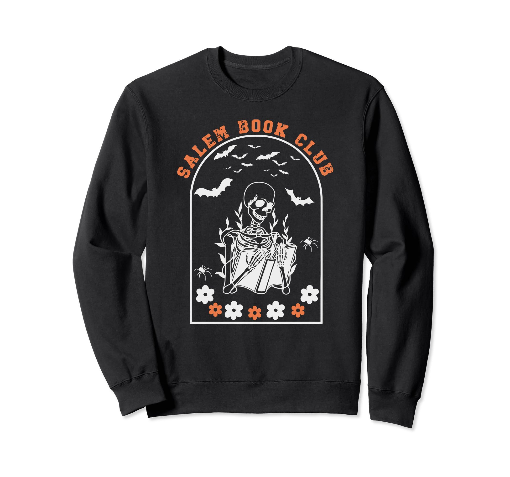 Salem Book Club Salem Witch Book Sweatshirt - Streetwear Style for Adults - T-Shirt, Sweatshirt, Hoodie