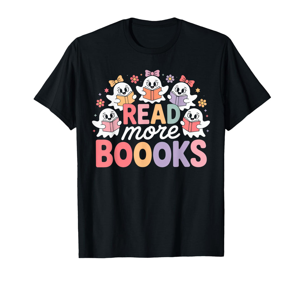 Read More Booooks Ghost Halloween T-Shirt - Fun Novelty Design Unisex - T-Shirt, Sweatshirt, Hoodie