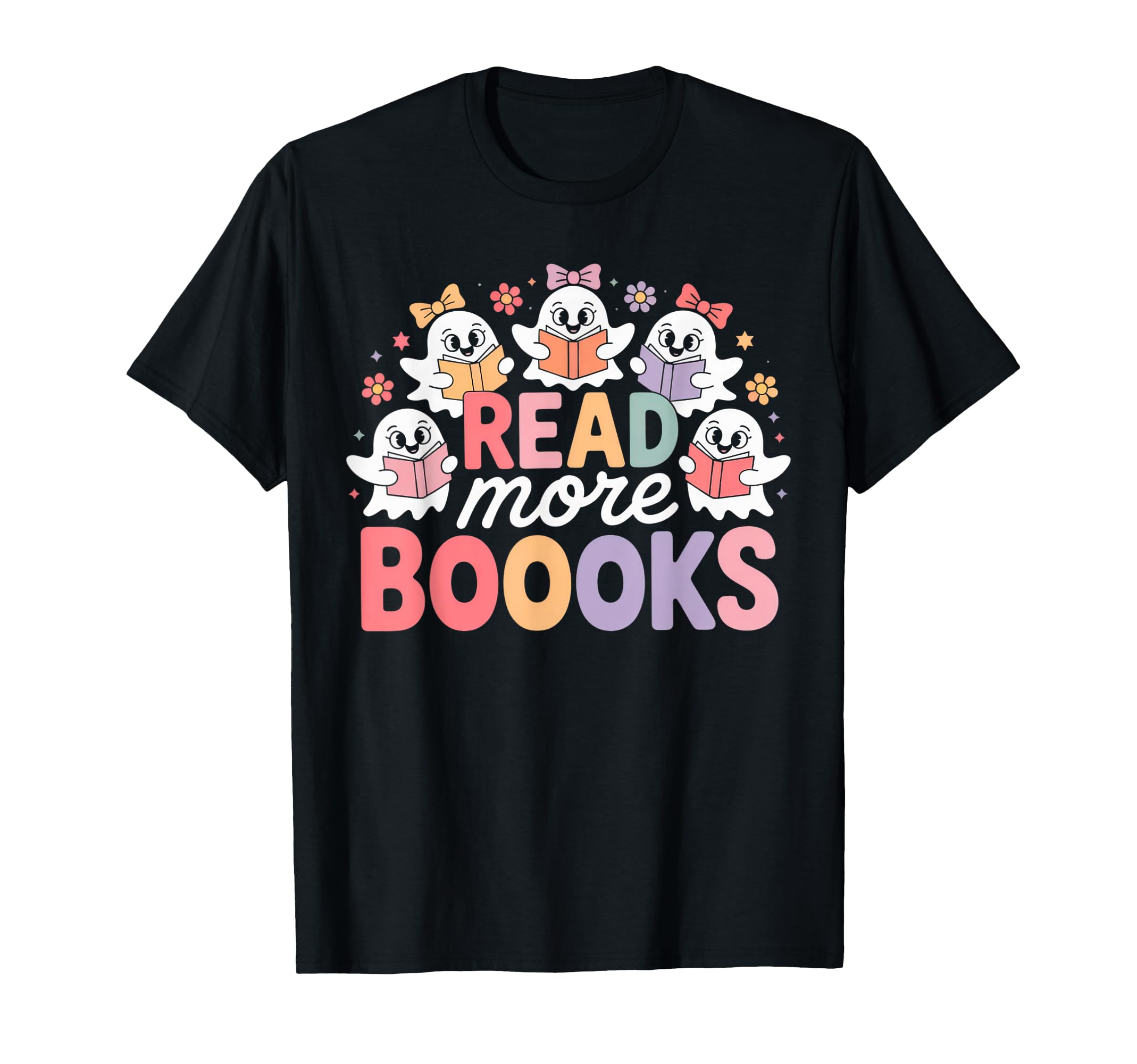 Read More Booooks Ghost Halloween T-Shirt - Fun Novelty Design Unisex - T-Shirt, Sweatshirt, Hoodie