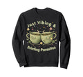 Funny Wellness Vibes Aesthetic Sweatshirt - Custom Art Print for Adults - T-Shirt, Sweatshirt, Hoodie