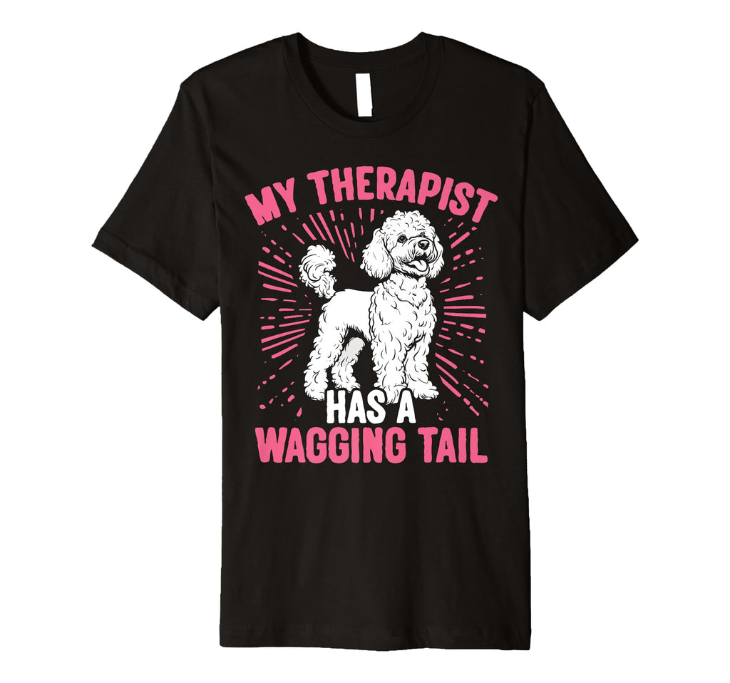 Poodle Therapy Service Dog T-Shirt - Graphic Print for Adults - T-Shirt, Sweatshirt, Hoodie