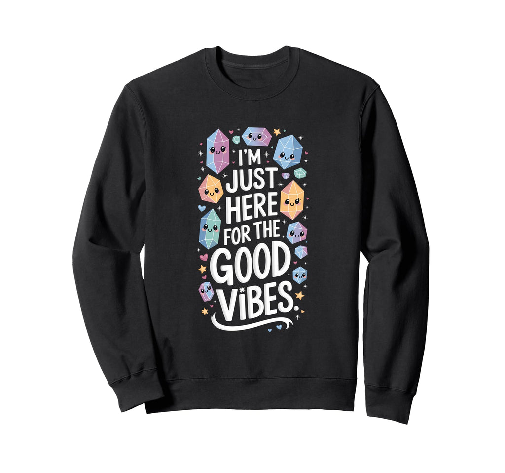 Healing Stone Crystals Energy Sweatshirt - Unique Graphic for Adults - T-Shirt, Sweatshirt, Hoodie