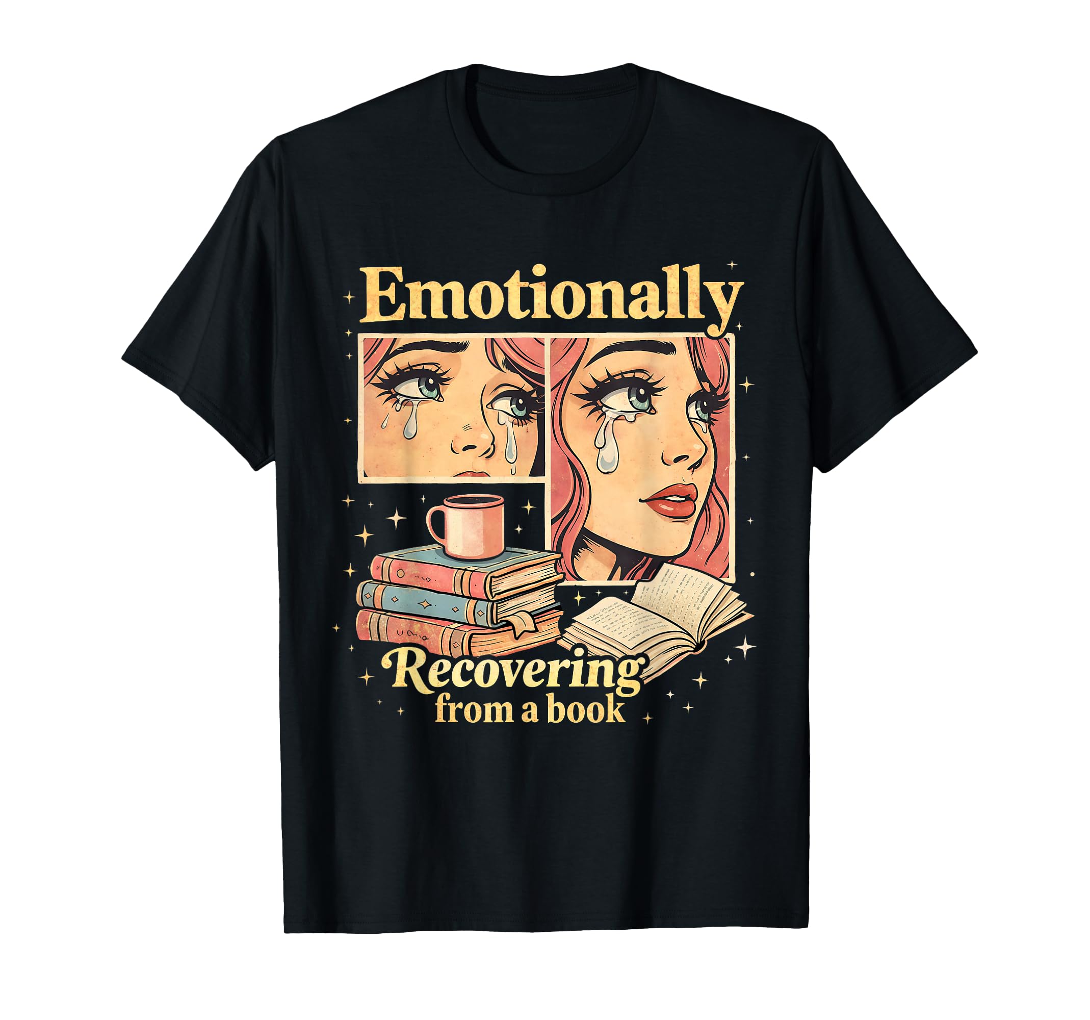 Emotionally Recovering From Book T-Shirt - Minimalist Print Men Women - T-Shirt, Sweatshirt, Hoodie