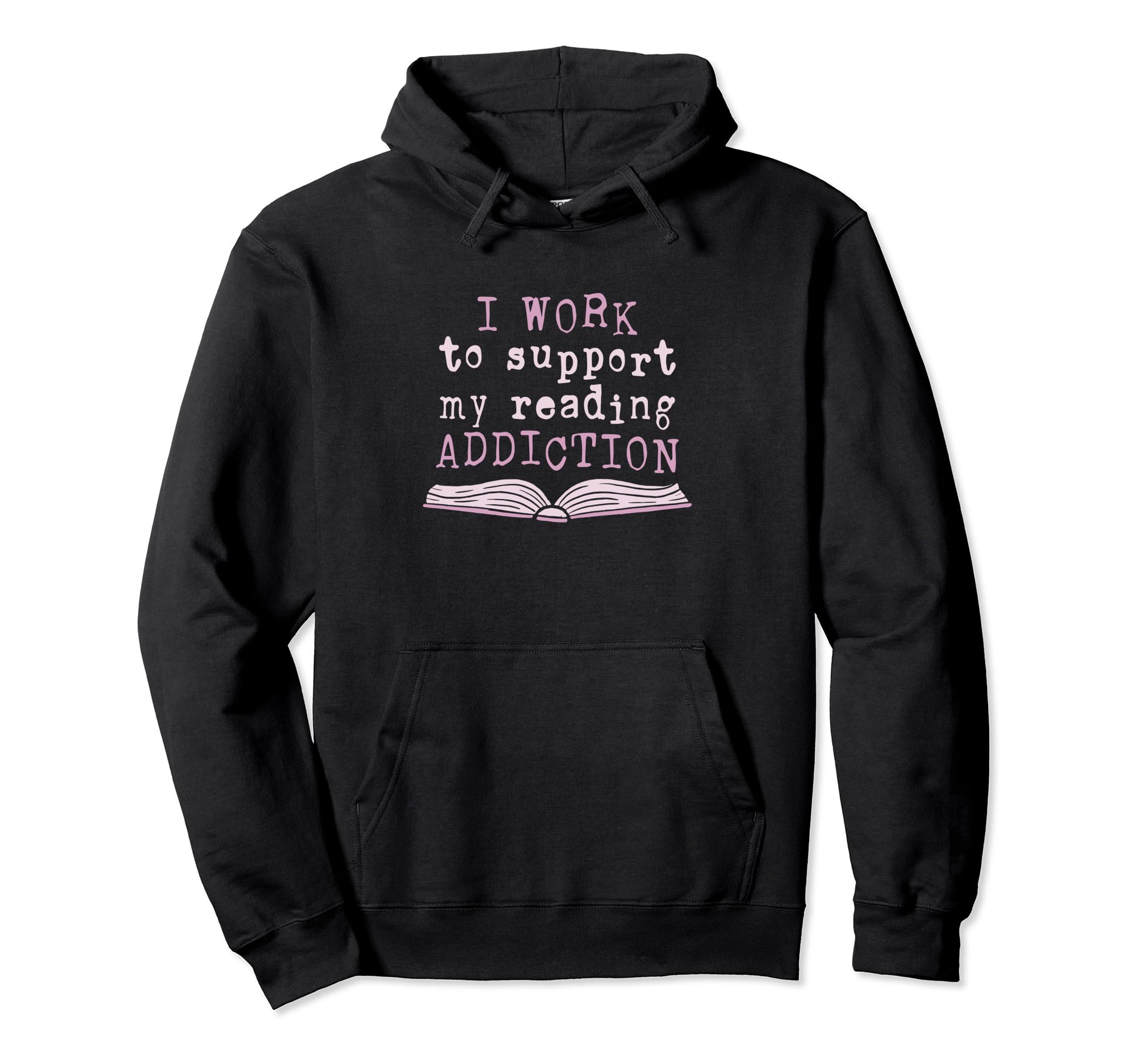 Library And Bookworm Book And Reading Hoodie - Minimalist Print Unisex - T-Shirt, Sweatshirt, Hoodie