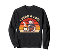 I Read Lotl Axolotl Reading Book Sweatshirt - Minimalist Print for Adults - T-Shirt, Sweatshirt, Hoodie