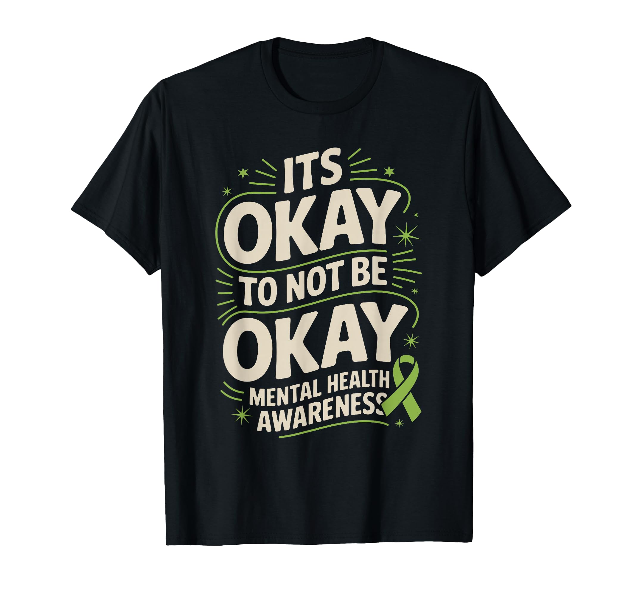 Its Okay To Not Be Okay Mental Health T-Shirt - Aesthetic Graphic Men Women - T-Shirt, Sweatshirt, Hoodie