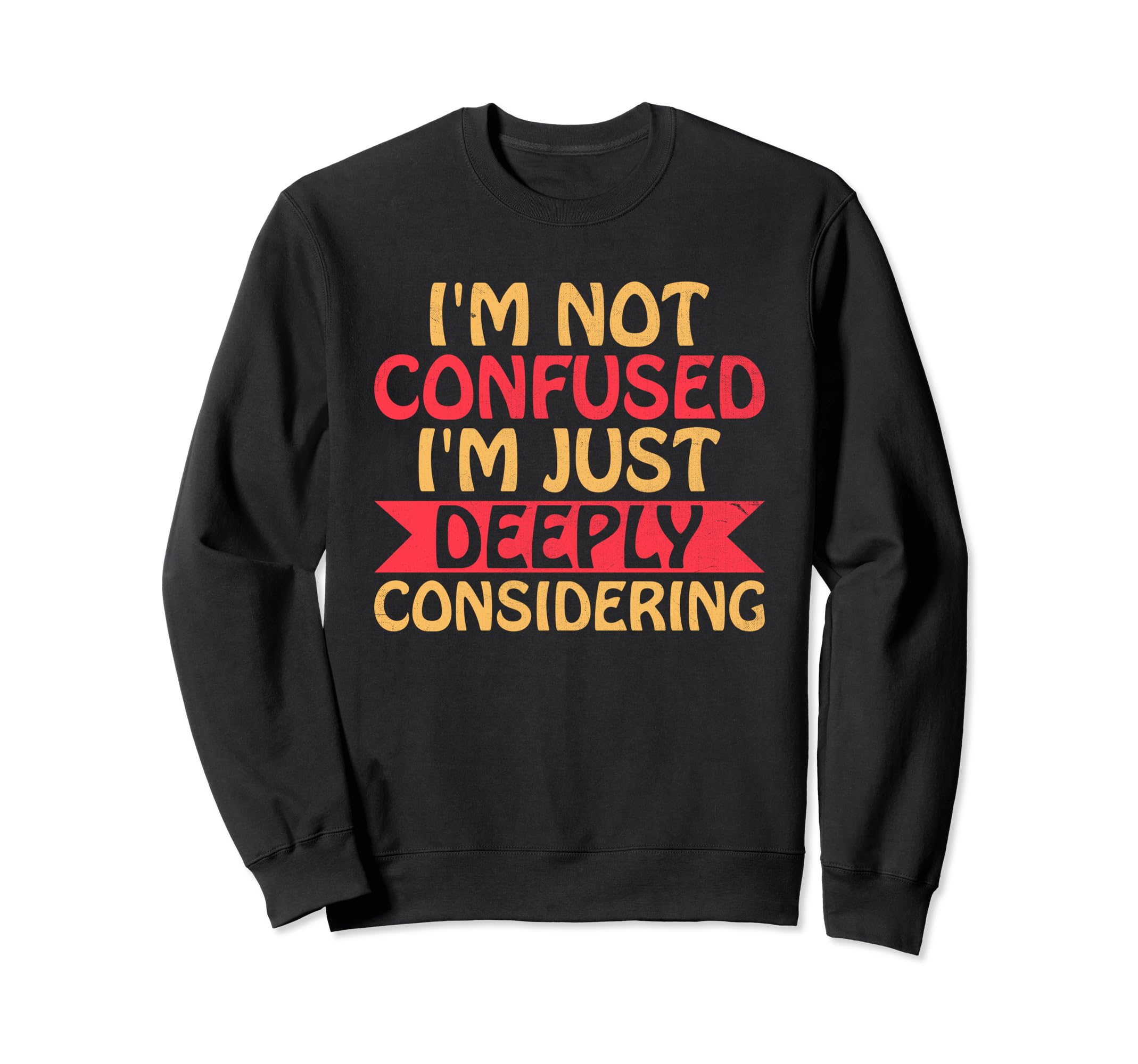 Overthinking Overthinker Funny Sweatshirt - Fun Novelty Design Men Women - T-Shirt, Sweatshirt, Hoodie