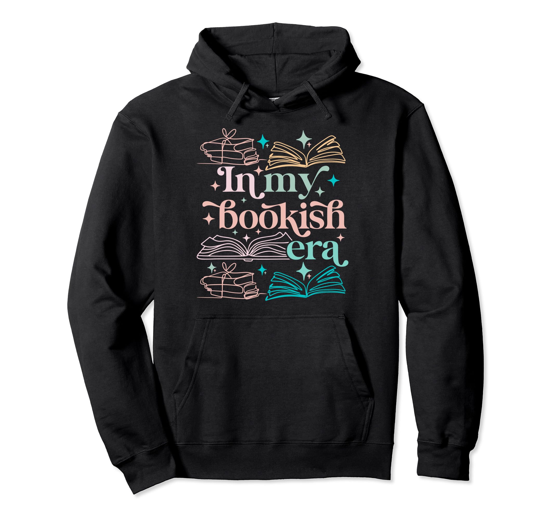 My Bookish Era Book Lover Hoodie - Graphic Print Men Women - T-Shirt, Sweatshirt, Hoodie