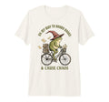 My Way To Hoard Books And Cause Chaos T-Shirt - Custom Art Print Unisex - T-Shirt, Sweatshirt, Hoodie