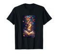 Magical Book Floral Coffee Books T-Shirt - Fun Novelty Design Unisex - T-Shirt, Sweatshirt, Hoodie