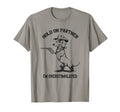 Hold Partner Im Overstimulated Dachshund T-Shirt - Graphic Print Unisex - T-Shirt, Sweatshirt, Hoodie