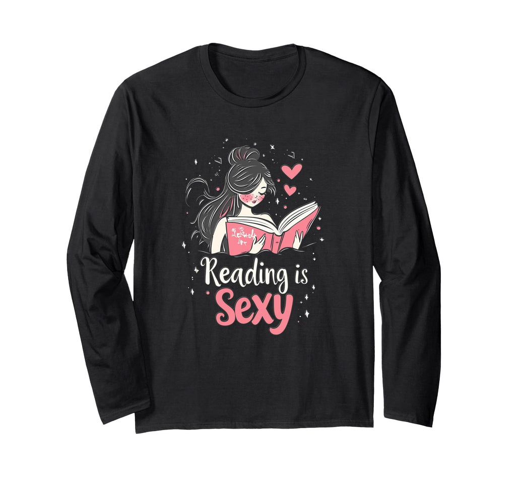Reading Is Sexy Bibliophile Shirts T-Shirt - Minimalist Print Men Women - T-Shirt, Sweatshirt, Hoodie