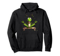 Meditation Grasshopper Yoga Pose Hoodie - Novelty Apparel Men Women - T-Shirt, Sweatshirt, Hoodie