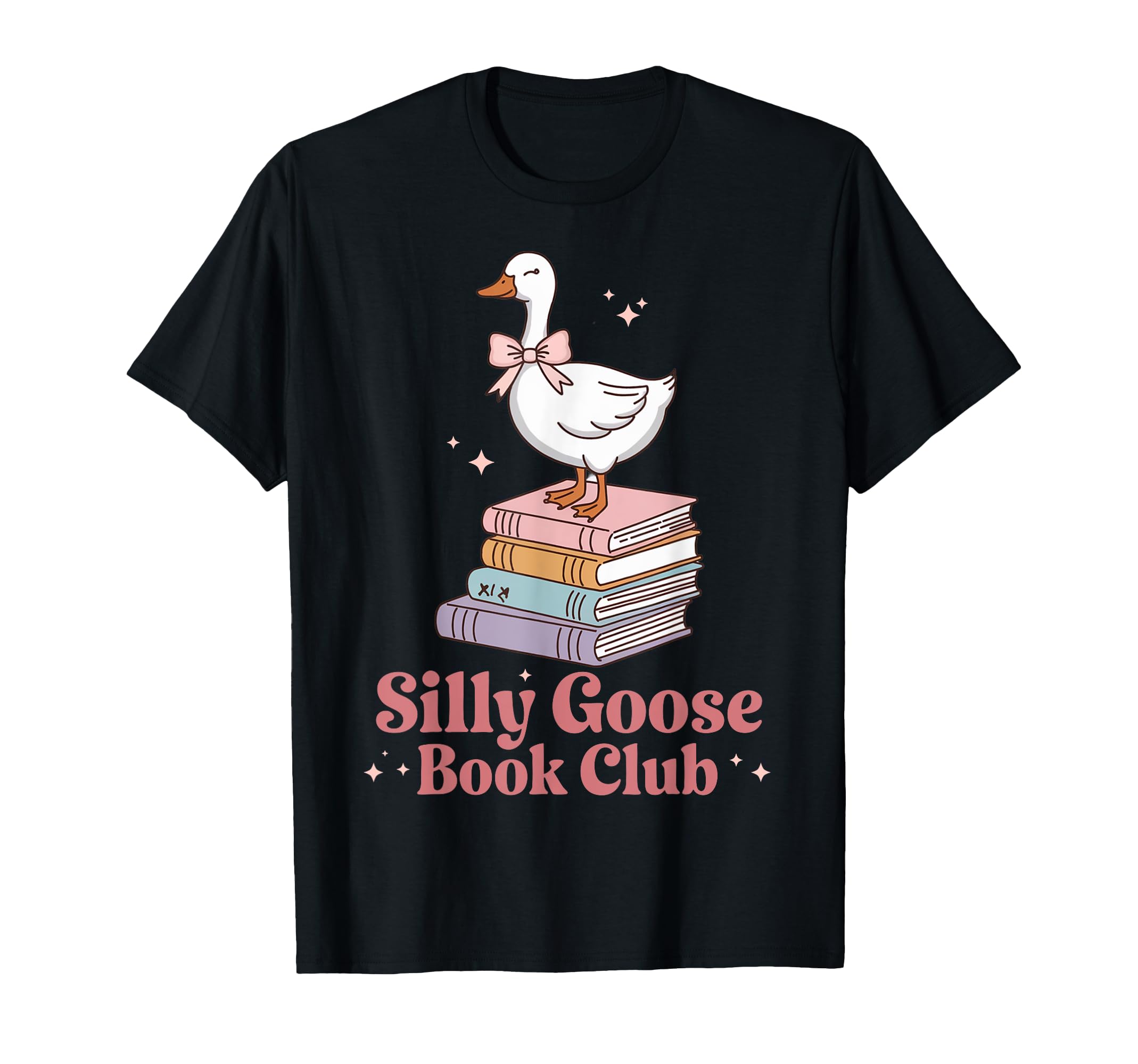 Silly Goose Book Club Funny Goose Animal T-Shirt - Trendy Graphic Unisex - T-Shirt, Sweatshirt, Hoodie