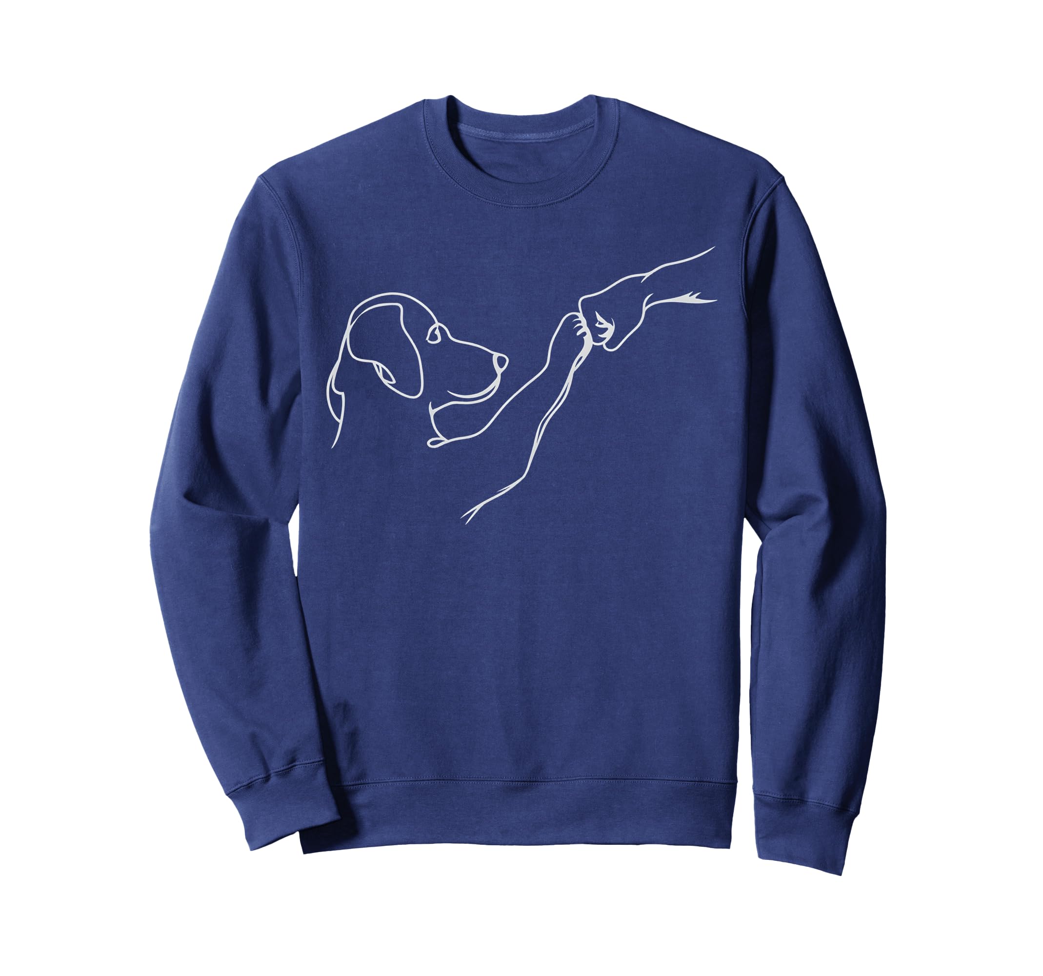 Dog And People Punch Hand Dog Sweatshirt - Trendy Graphic for Adults - T-Shirt, Sweatshirt, Hoodie