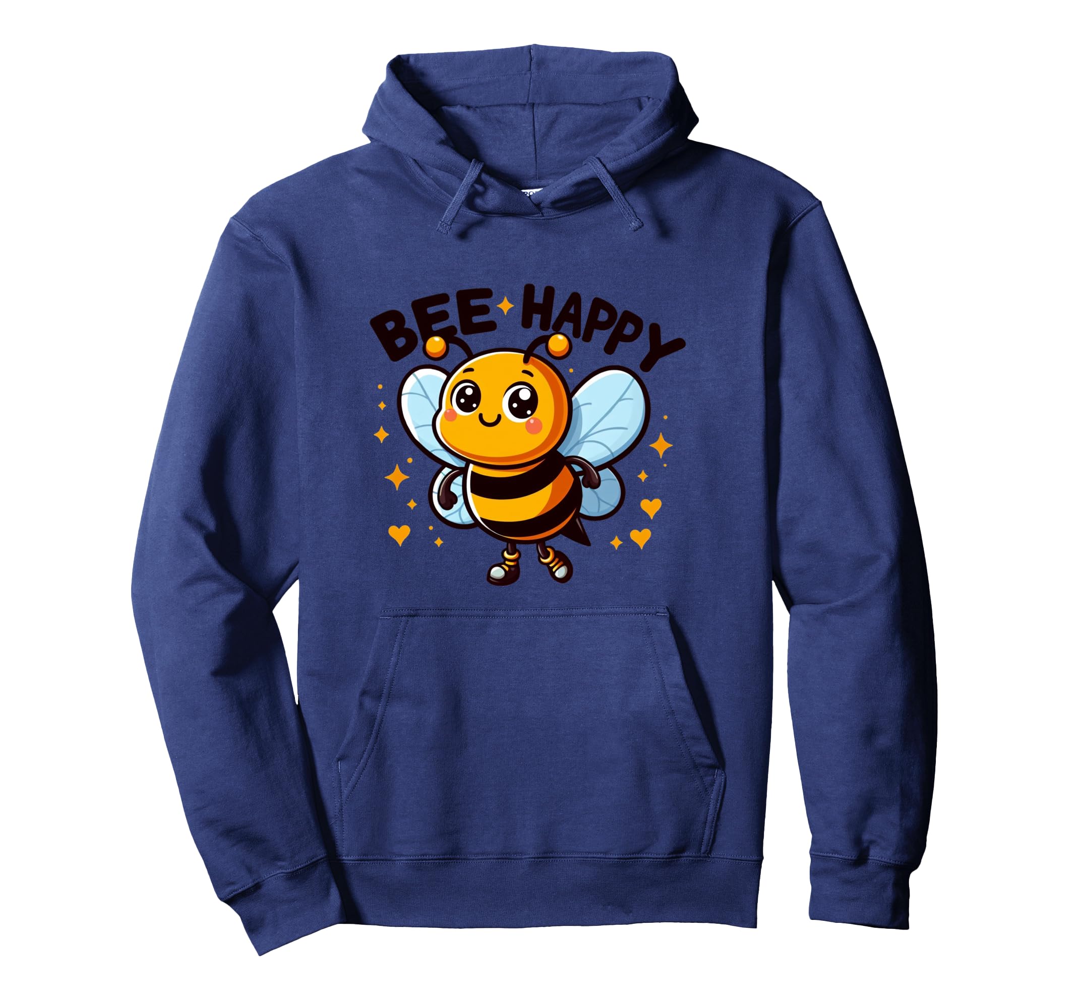 Funny Bee Happy Kawaii Buzz Hoodie - Streetwear Style for Adults - T-Shirt, Sweatshirt, Hoodie