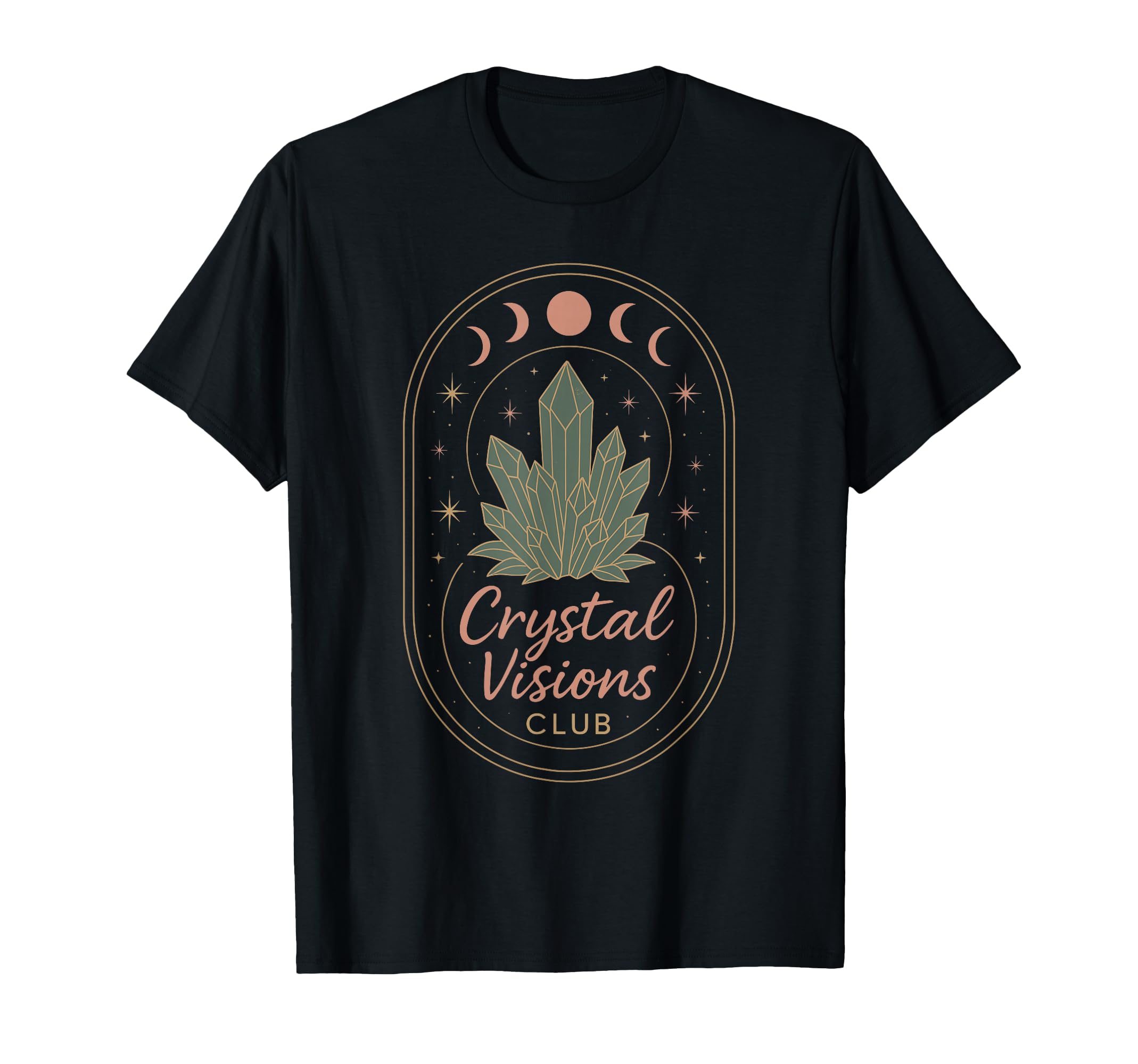 Boho Tarot Reader Moon Phase T-Shirt - Custom Art Print for Adults - T-Shirt, Sweatshirt, Hoodie