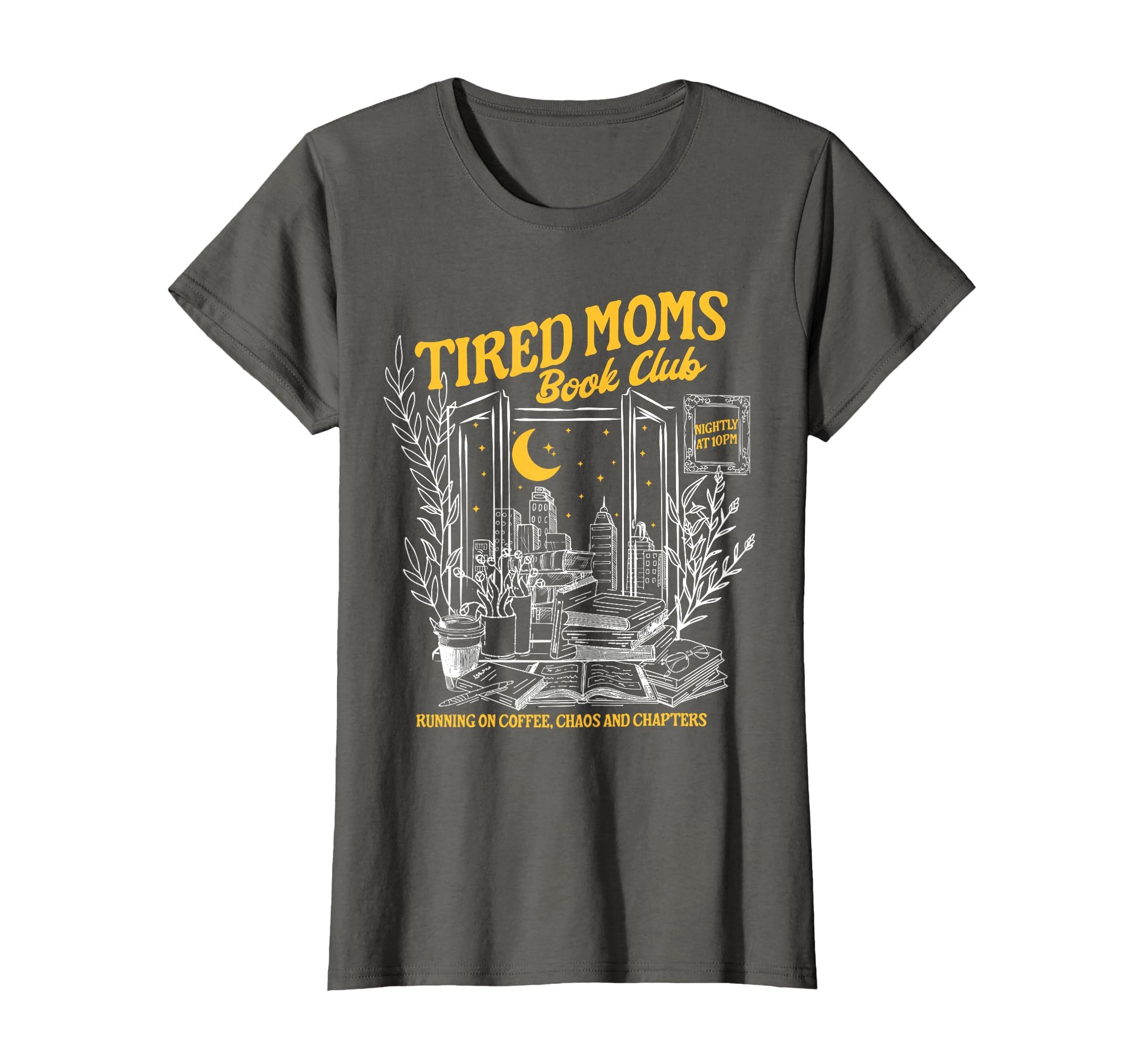 Tired Moms Book Club Bookish Booktrovert T-Shirt - Unique Graphic Unisex - T-Shirt, Sweatshirt, Hoodie