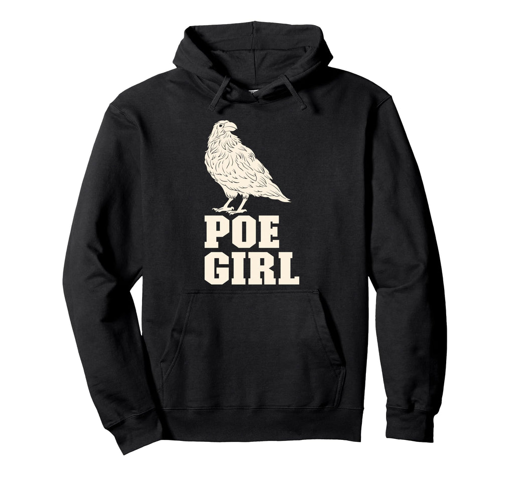 Edgar Allan Poe Raven Gothic Hoodie - Casual Everyday Wear Men Women - T-Shirt, Sweatshirt, Hoodie