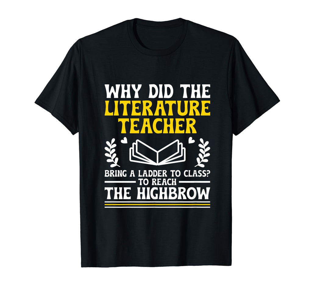 Literature Teacher School Teacher T-Shirt - Aesthetic Graphic for Adults - T-Shirt, Sweatshirt, Hoodie
