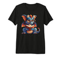 Dragon Reading Book Dragon School Tri T-Shirt - Minimalist Print Unisex - T-Shirt, Sweatshirt, Hoodie