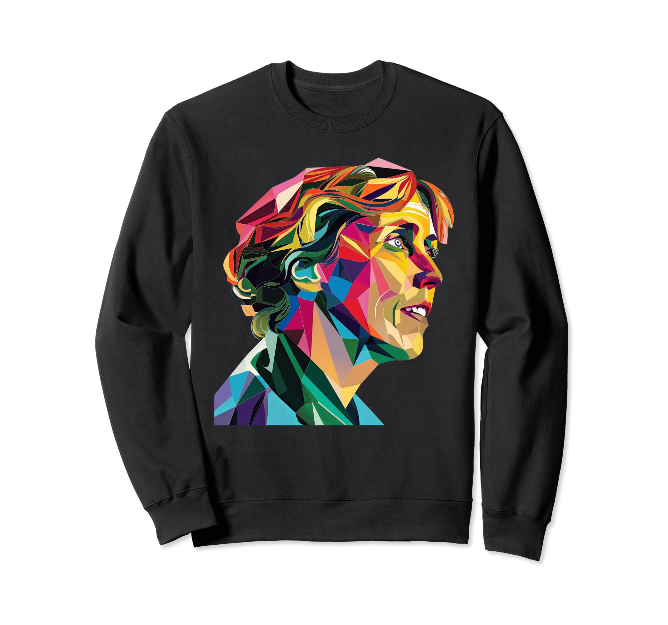 Virginia Woolf English Writer Sweatshirt - Custom Art Print Men Women - T-Shirt, Sweatshirt, Hoodie