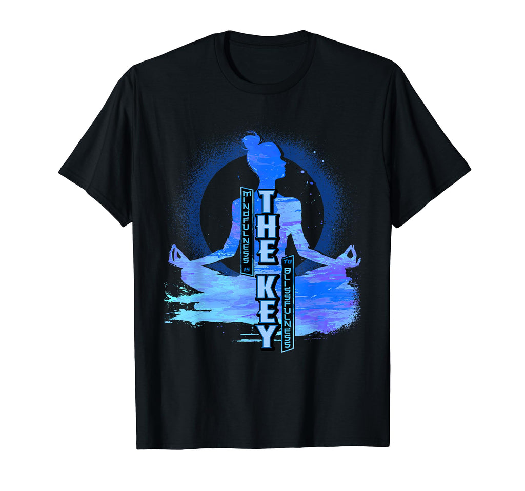 Mindfulness Is Key To Blissfulness Womens T-Shirt - Trendy Graphic Unisex - T-Shirt, Sweatshirt, Hoodie