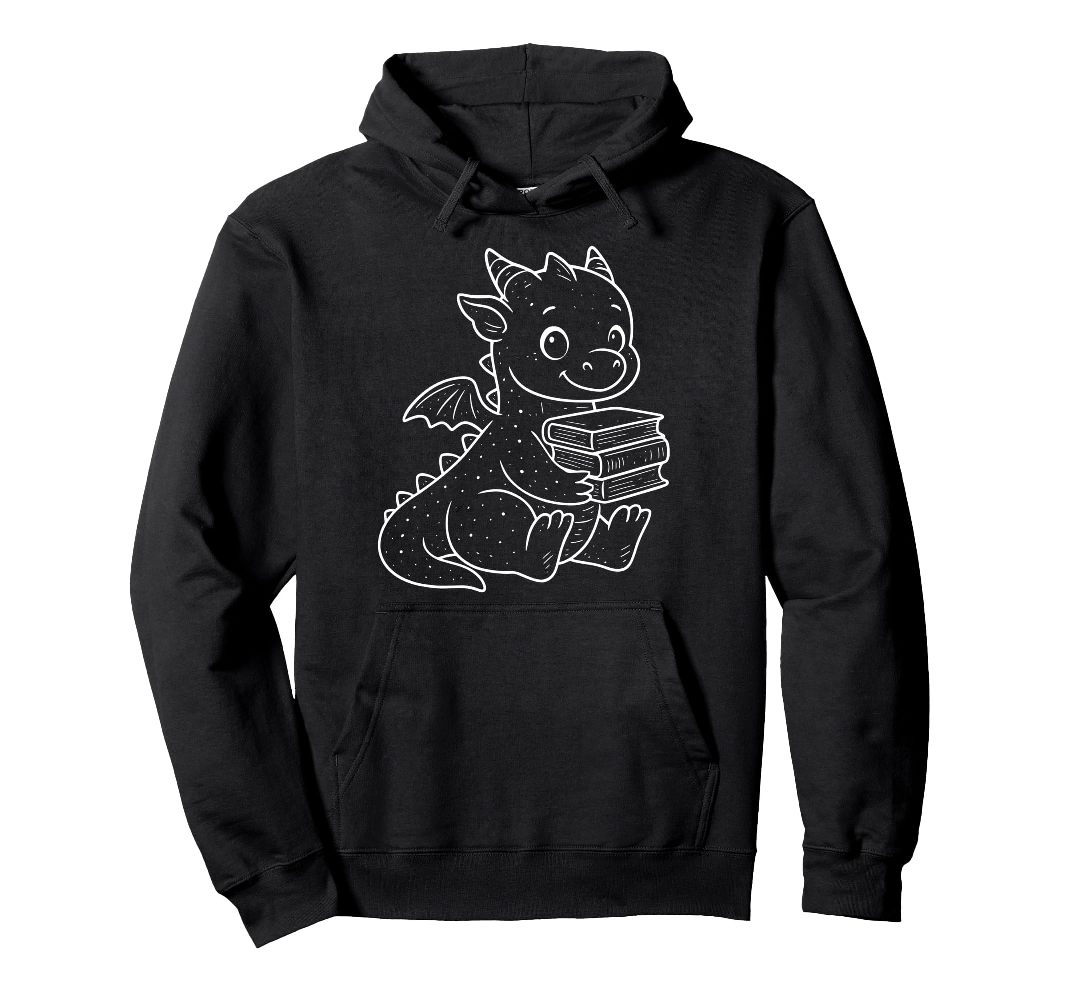 Dragon Fantasy Reader Bookworm T-Shirt - Fun Novelty Design Men Women - T-Shirt, Sweatshirt, Hoodie
