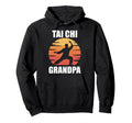 Tai Chi Grandpa Mindful Movement Martial Hoodie - Minimalist Print Unisex - T-Shirt, Sweatshirt, Hoodie