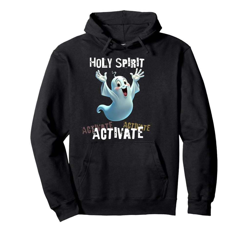 Holy Spirit Activate Meme Funny Christian Hoodie - Custom Art Print Unisex - T-Shirt, Sweatshirt, Hoodie