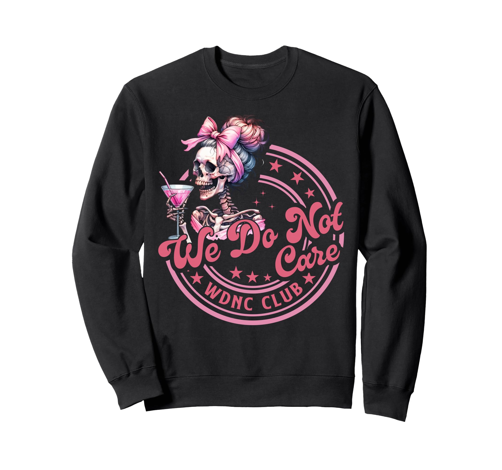 Wdnc We Do Not Care Club Sweatshirt - Aesthetic Graphic for Adults - T-Shirt, Sweatshirt, Hoodie