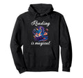 Reading Dragon Shirts Magical Book Lover T-Shirt - Unique Graphic Unisex - T-Shirt, Sweatshirt, Hoodie