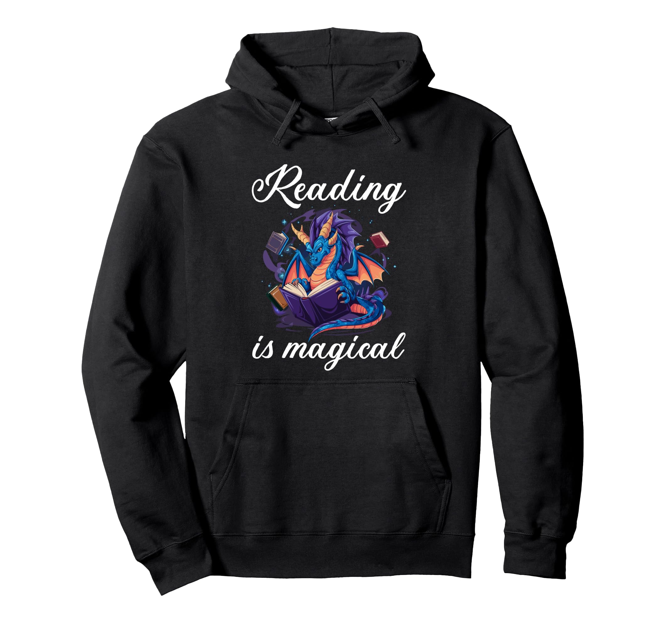 Reading Dragon Shirts Magical Book Lover T-Shirt - Unique Graphic Unisex - T-Shirt, Sweatshirt, Hoodie