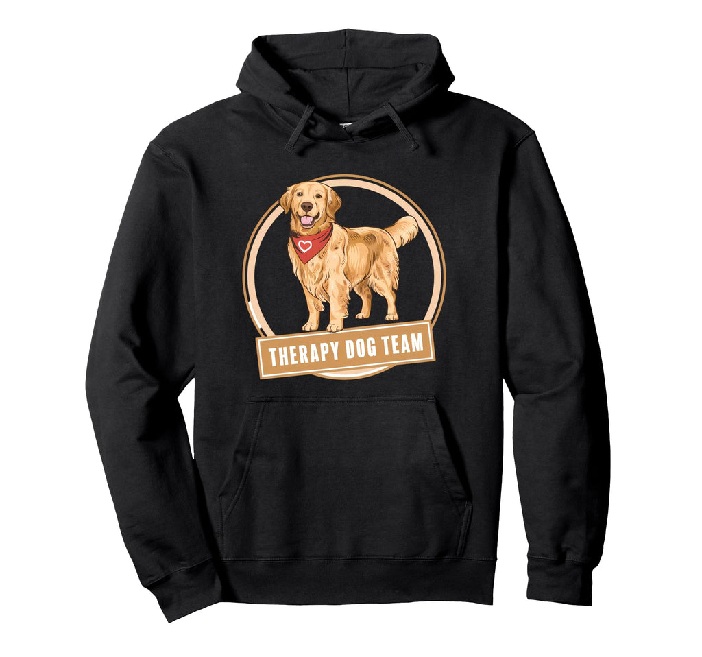 Therapy Dog Team Hoodie - Aesthetic Graphic Unisex - T-Shirt, Sweatshirt, Hoodie