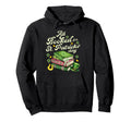 All Booked St Patricks Day Book Lover Hoodie - Minimalist Print Men Women - T-Shirt, Sweatshirt, Hoodie