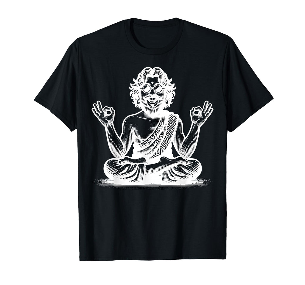 Stylish Yoga Figure Illustration T-Shirt - Minimalist Print Men Women - T-Shirt, Sweatshirt, Hoodie