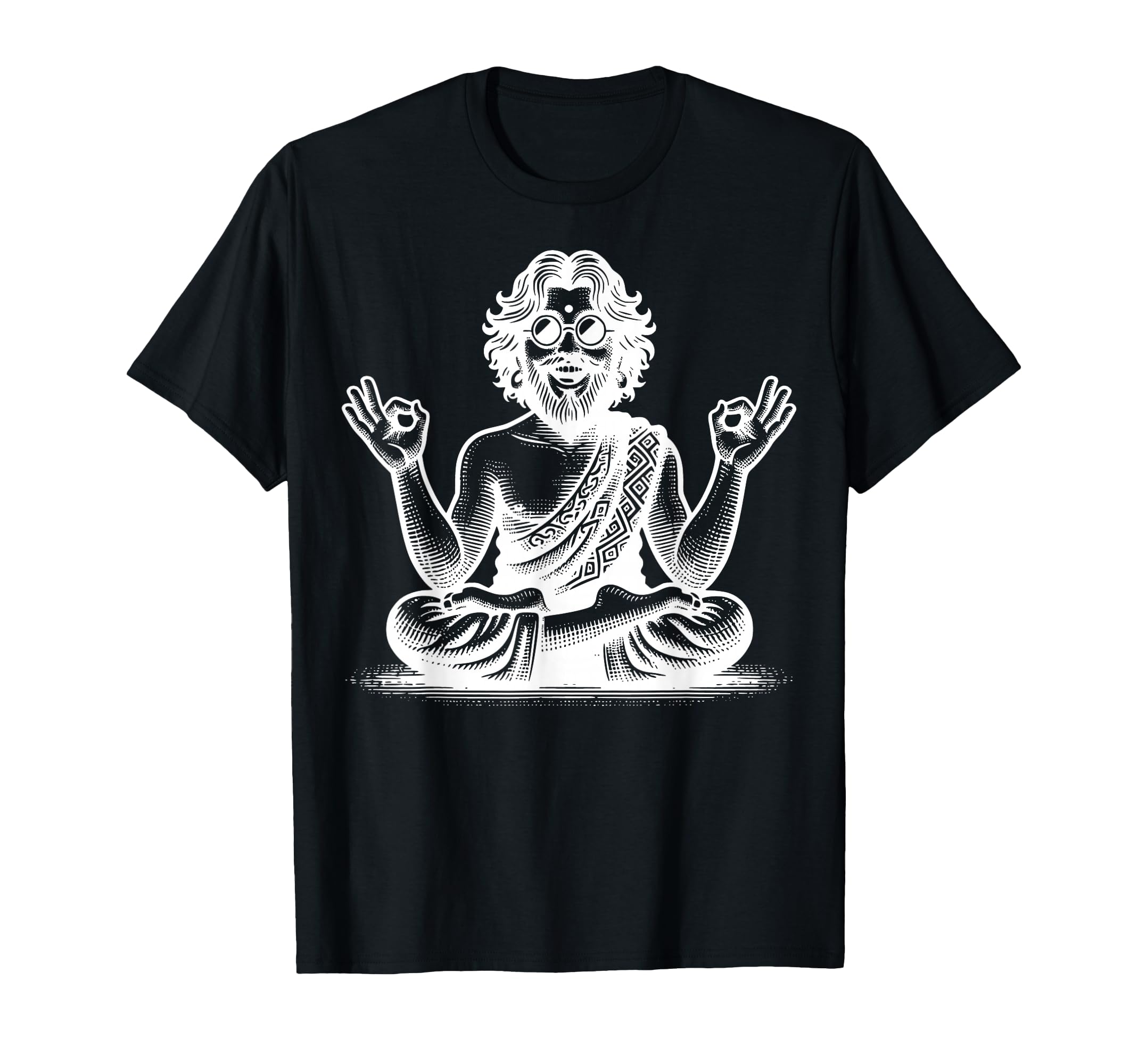 Stylish Yoga Figure Illustration T-Shirt - Minimalist Print Men Women - T-Shirt, Sweatshirt, Hoodie