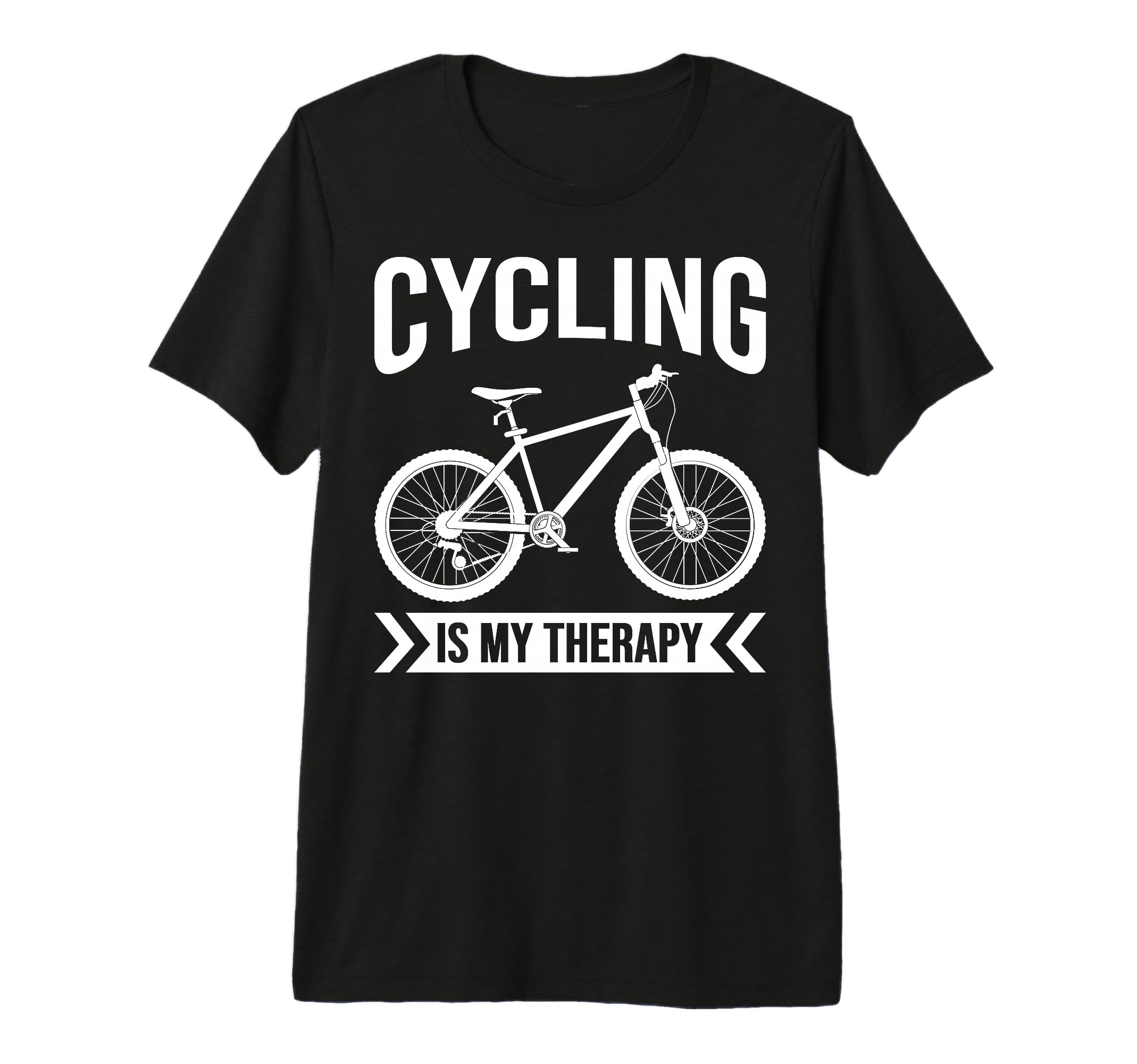 Cycling Is My Therapy Bike Riding Bicycle T-Shirt - Novelty Apparel Unisex - T-Shirt, Sweatshirt, Hoodie