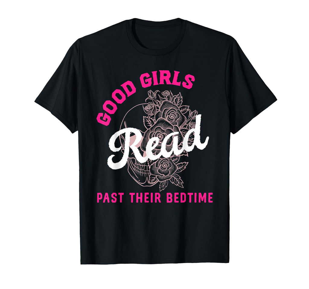 Good Read Past Their Bedtime Bookish T-Shirt - Minimalist Print for Adults - T-Shirt, Sweatshirt, Hoodie