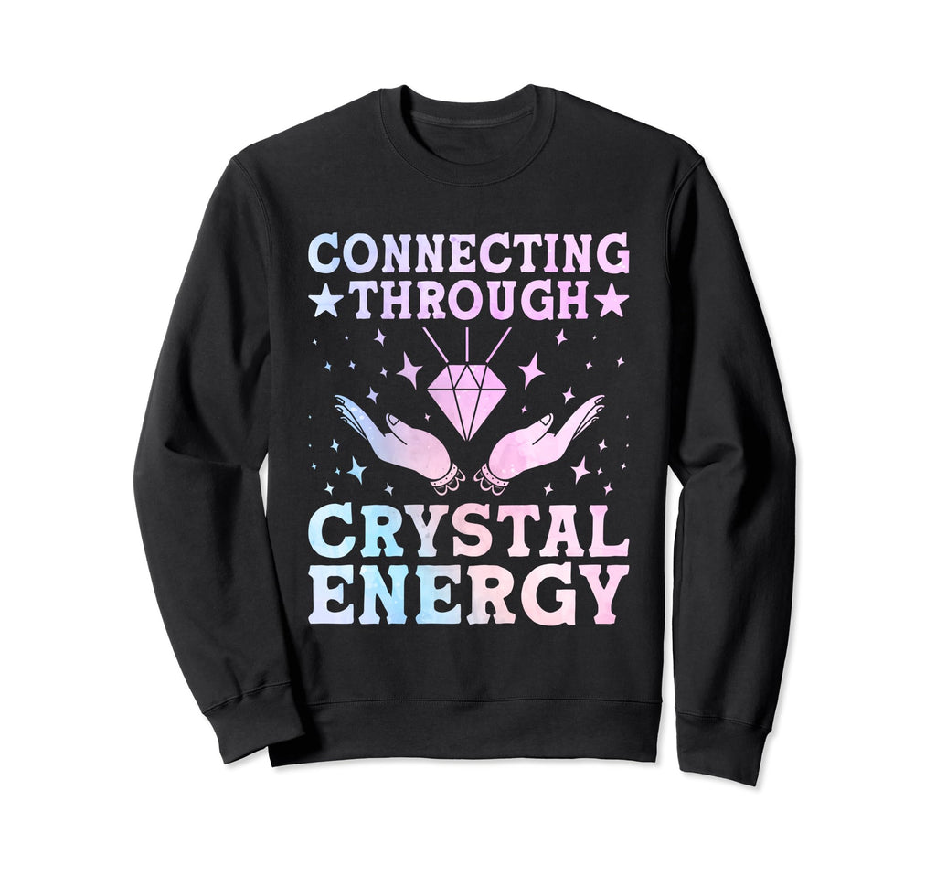 Spiritual Crystal Stones Healing Sweatshirt - Unique Graphic Unisex - T-Shirt, Sweatshirt, Hoodie