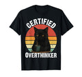Certified Overthinker Funny Coffee T-Shirt - Fun Novelty Design Men Women - T-Shirt, Sweatshirt, Hoodie