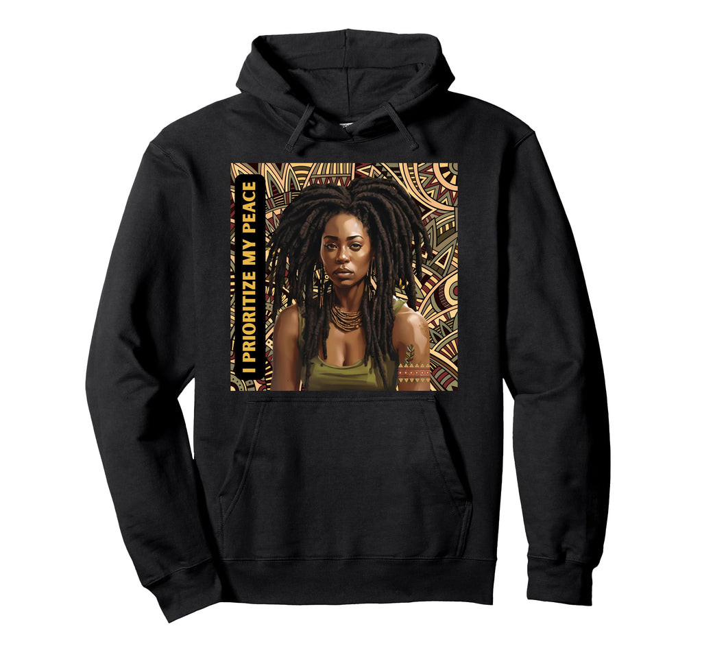 I Prioritize My Peace Mind Personal Hoodie - Custom Art Print for Adults - T-Shirt, Sweatshirt, Hoodie