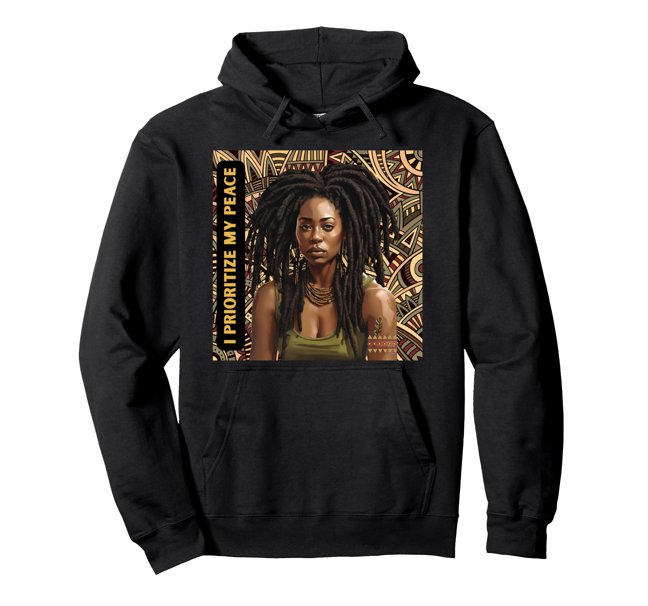 I Prioritize My Peace Mind Personal Hoodie - Custom Art Print for Adults - T-Shirt, Sweatshirt, Hoodie
