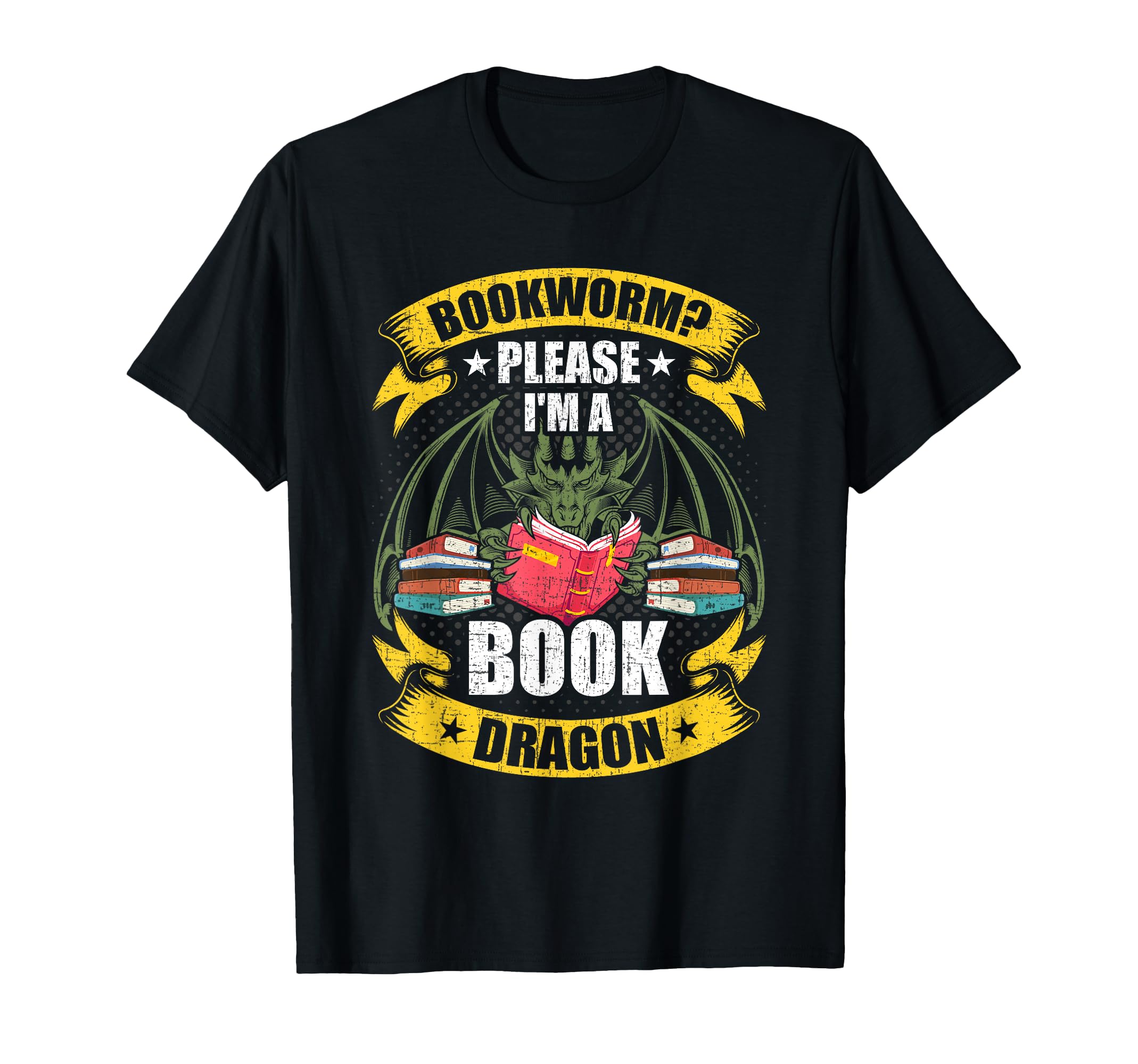 Bookworm Please Im Book Dragon Book T-Shirt - Trendy Graphic for Adults - T-Shirt, Sweatshirt, Hoodie