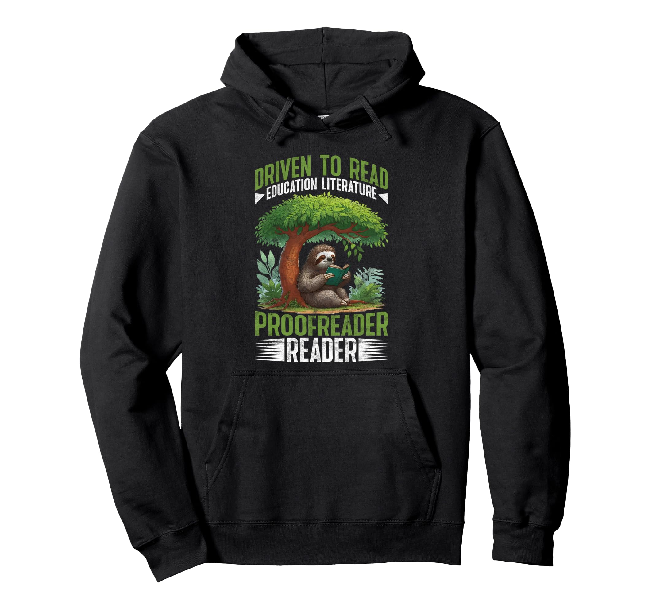 Driven To Read Education Literature Hoodie - Novelty Apparel for Adults - T-Shirt, Sweatshirt, Hoodie