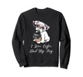 I Love Coffee And My Pug Dog Owner Sweatshirt - Trendy Graphic Men Women - T-Shirt, Sweatshirt, Hoodie