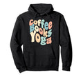 Coffee Books Yoga Hoodie - Minimalist Print Unisex - T-Shirt, Sweatshirt, Hoodie