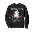 Poetry Cat Feline Lover Sweatshirt - Aesthetic Graphic Men Women - T-Shirt, Sweatshirt, Hoodie