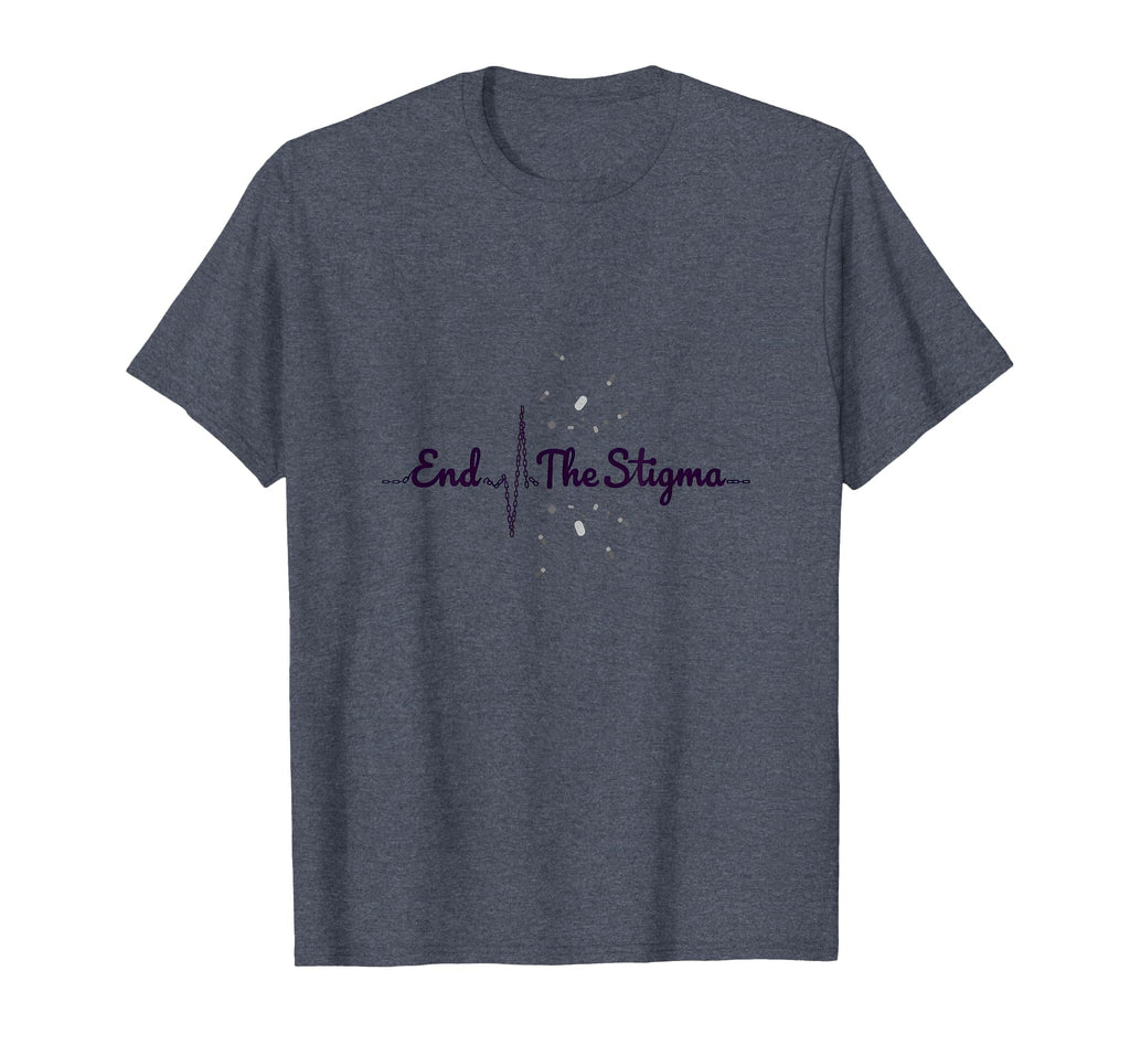 End Stigma Mental Health Awareness T-Shirt - Casual Everyday Wear Unisex - T-Shirt, Sweatshirt, Hoodie